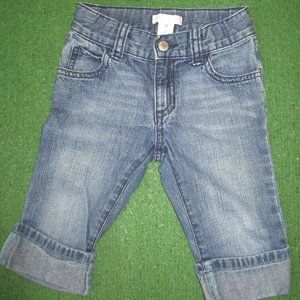 Kids BLUE DENIM JEANS WAIST ELASTIC 3T Pants